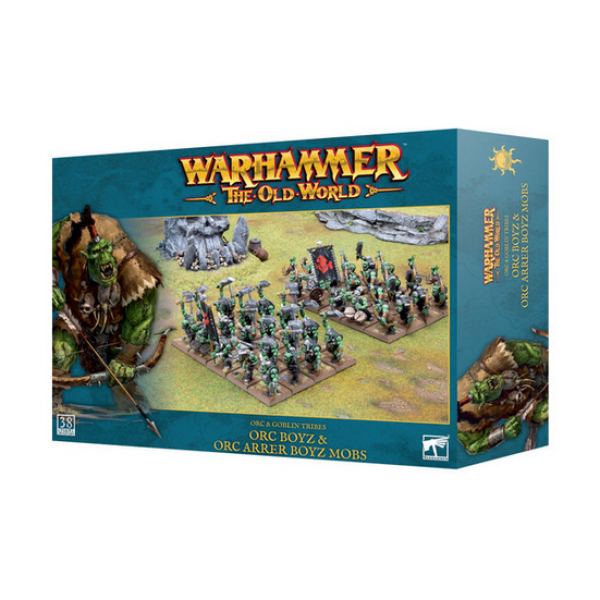 Warhammer: The Old World Orc & Goblin Tribes - Orc Boyz & Orc Arrer Boyz Mobs