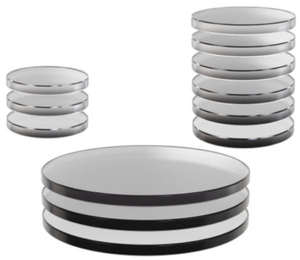 WizKids Deep Cuts Unpainted Miniatures: Clear Bases