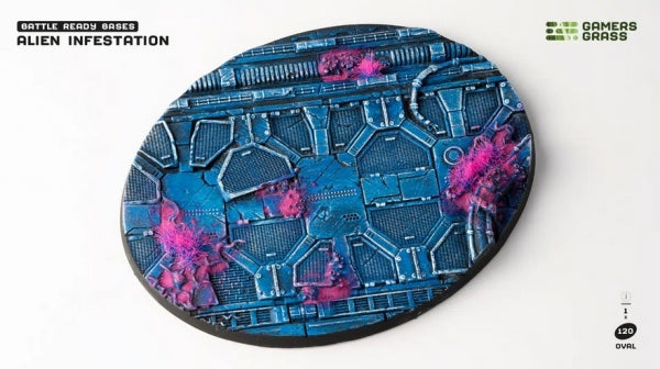 Battle Ready Bases: Alien Infestation Bases - Oval 120mm (x1)