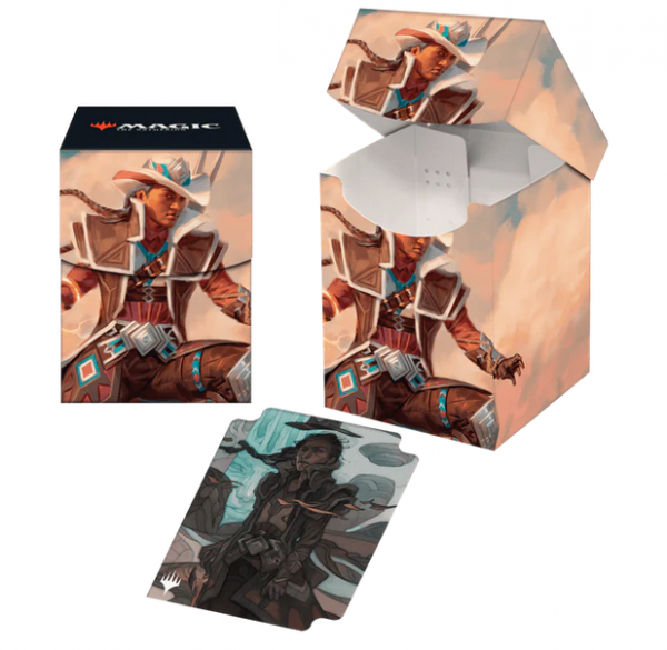 Deckbox: PRO 100+ MTG Outlaws of Thunder Junction - Annie Flash, the Veteran
