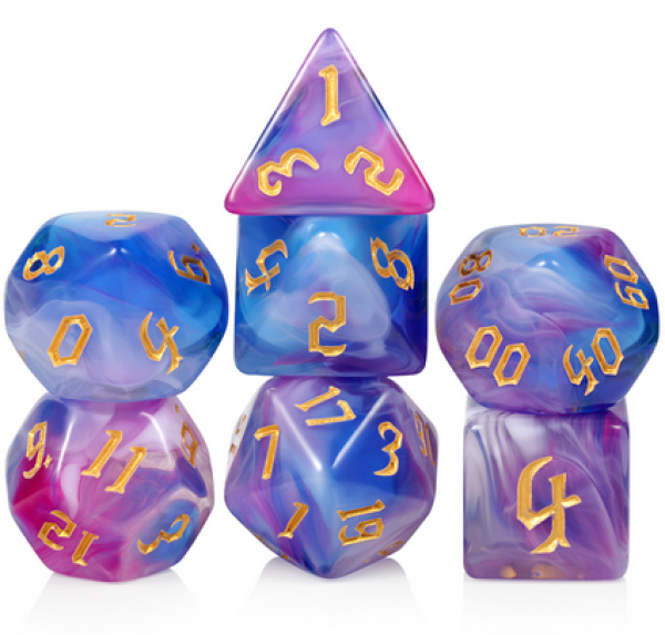 Dice Habit Acrylic Dice Set: Lucid (7pcs)