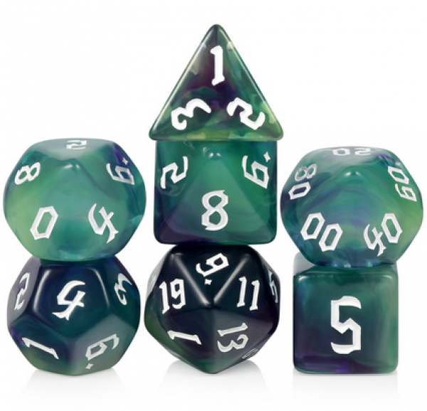 Dice Habit Acrylic Dice Set: Nightmare (7pcs)