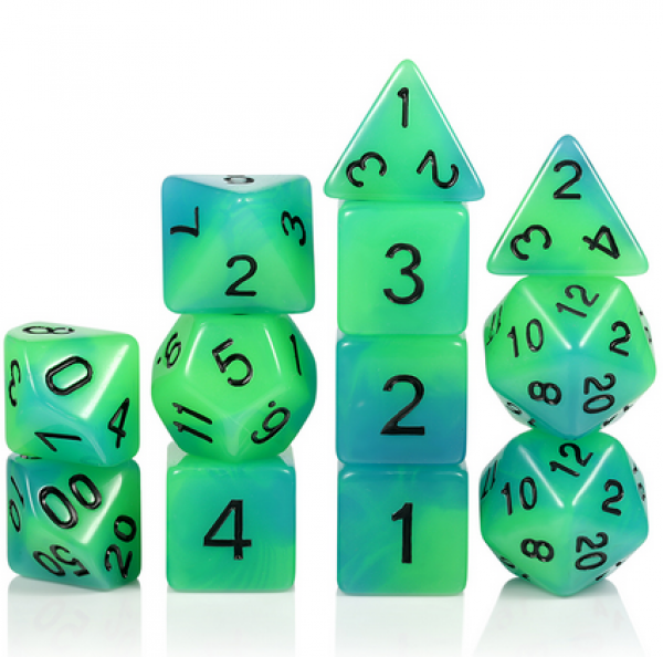 Dice Habit Acrylic Dice Set: Alien (12pcs)