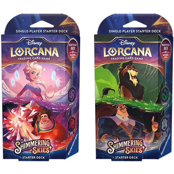 Disney Lorcana: Shimmering Skies Starter Deck (1)