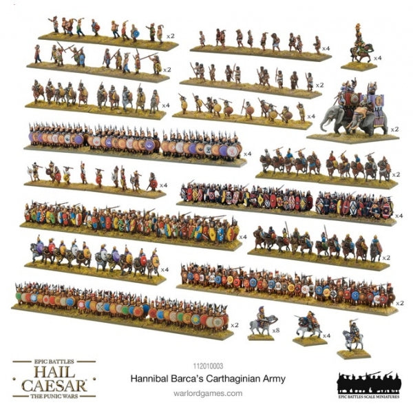 Hail Caesar Epic Battles: Hannibal Barca's Carthaginian Army