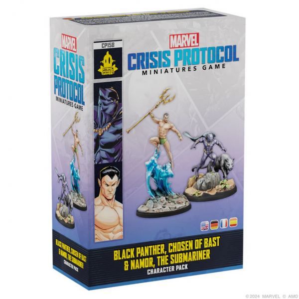 Marvel Crisis Protocol: Black Panther, Chosen of Bast & Namor, the Sub-Mariner Character Pack