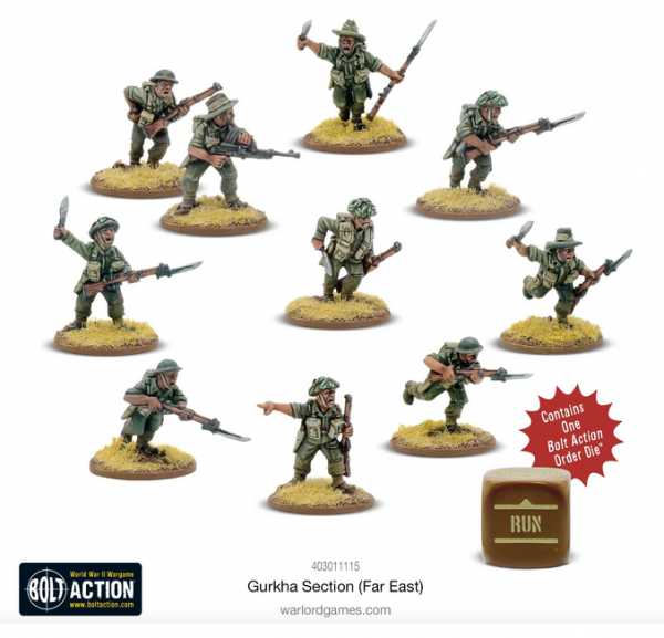 Bolt Action: Gurkha Section (Far East)