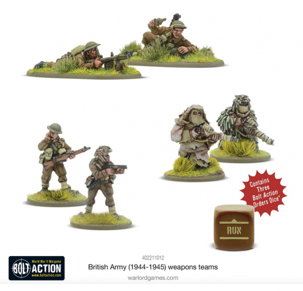 Bolt Action: British Army (1944-45) Weapons Teams