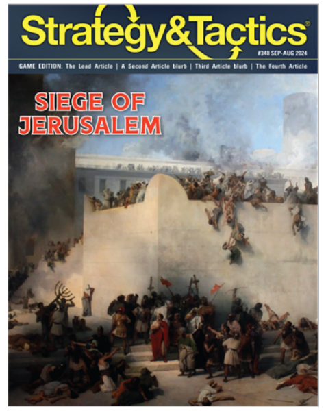 Strategy & Tactics Magazine #348: Siege of Jerusalem