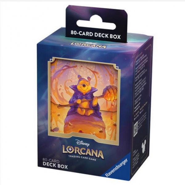 Deck Box: Disney Lorcana- Azurite Sea- Pooh, Hunny Wizard