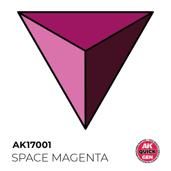 AK-Interactive: Quick Gen Acrylic Contrast - Space Magenta 18 ml