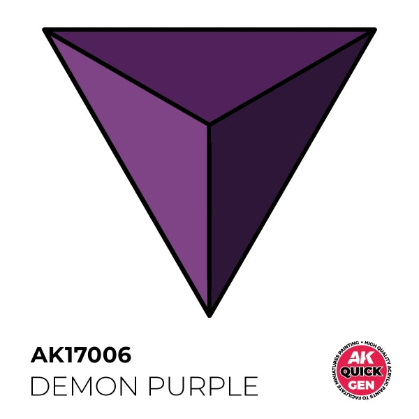 AK-Interactive: Quick Gen Acrylic Contrast - Demon Purple 18 ml