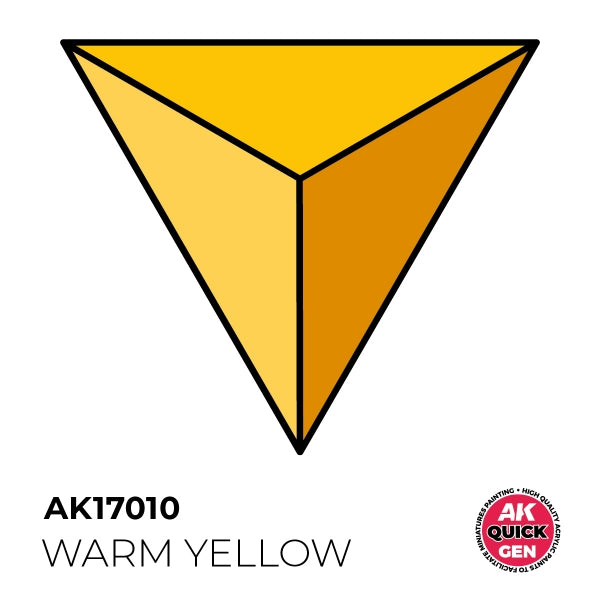 AK-Interactive: Quick Gen Acrylic Contrast - Warm Yellow 18 ml