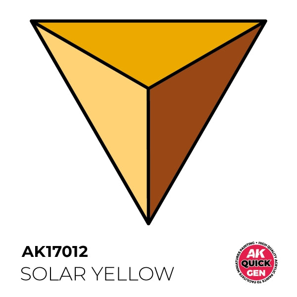 AK-Interactive: Quick Gen Acrylic Contrast - Solar Yellow 18 ml