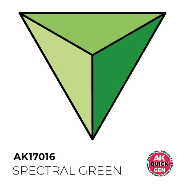 AK-Interactive: Quick Gen Acrylic Contrast - Spectral Green 18 ml