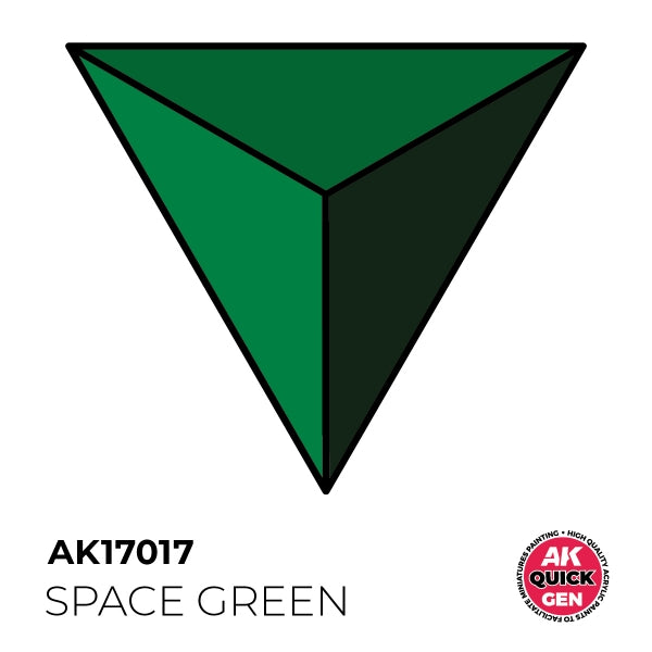 AK-Interactive: Quick Gen Acrylic Contrast - Space Green 18 ml