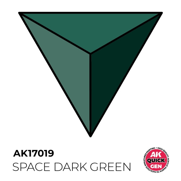 AK-Interactive: Quick Gen Acrylic Contrast - Space Dark Green 18 ml