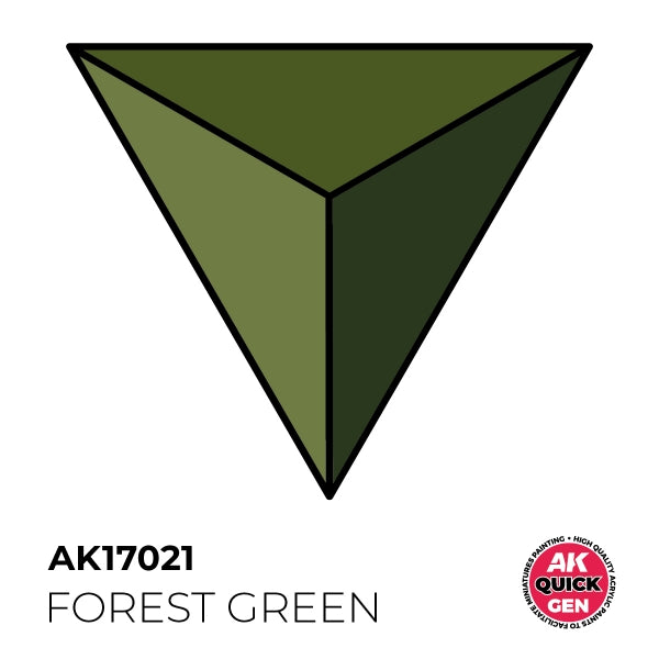 AK-Interactive: Quick Gen Acrylic Contrast - Forest Green 18 ml