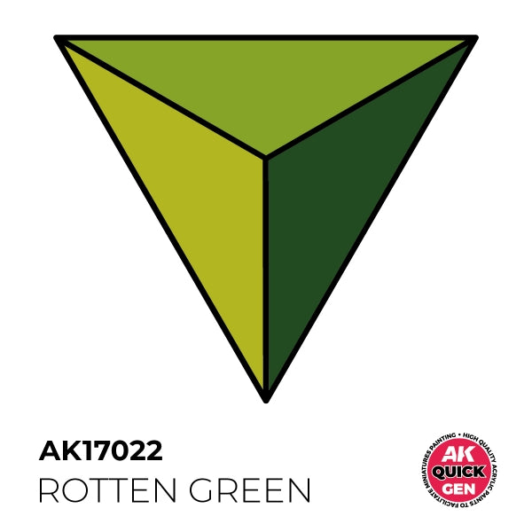 AK-Interactive: Quick Gen Acrylic Contrast - Rotten Green 18 ml