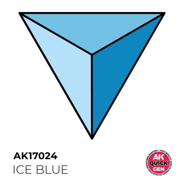 AK-Interactive: Quick Gen Acrylic Contrast - Ice Blue 18 ml