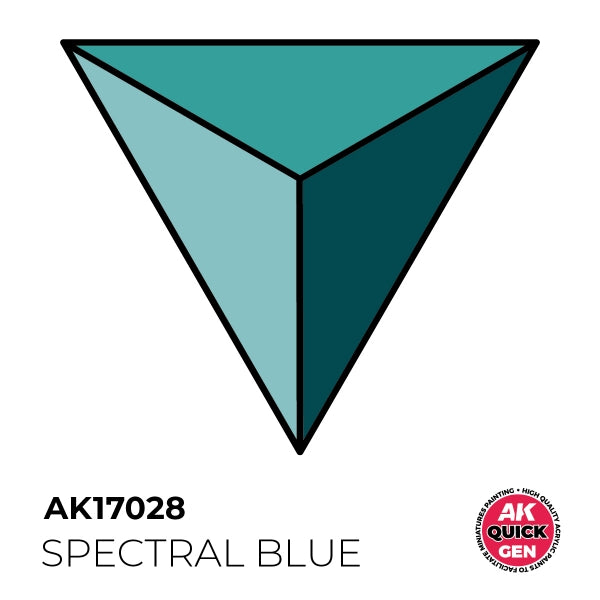 AK-Interactive: Quick Gen Acrylic Contrast - Spectral Blue 18 ml