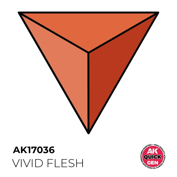 AK-Interactive: Quick Gen Acrylic Contrast - Vivid Flesh 18 ml