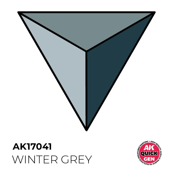 AK-Interactive: Quick Gen Acrylic Contrast - Winter Grey 18 ml