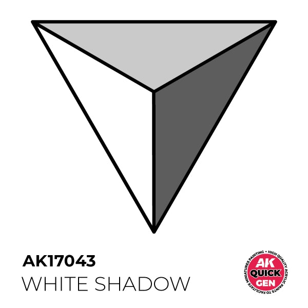 AK-Interactive: Quick Gen Acrylic Contrast - White Shadow 18 ml