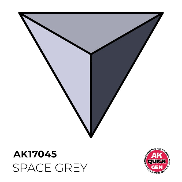 AK-Interactive: Quick Gen Acrylic Contrast - Space Grey 18 ml