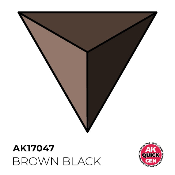 AK-Interactive: Quick Gen Acrylic Contrast - Brown Black 18 ml