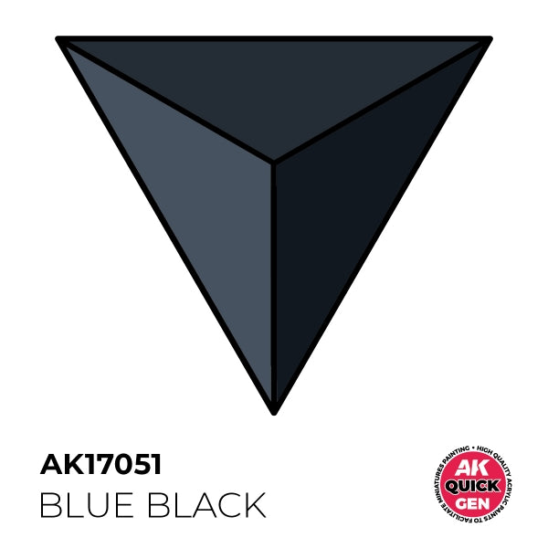 AK-Interactive: Quick Gen Acrylic Contrast - Blue Black 18 ml