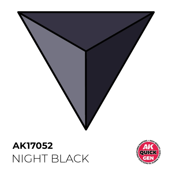 AK-Interactive: Quick Gen Acrylic Contrast - Night Black 18 ml