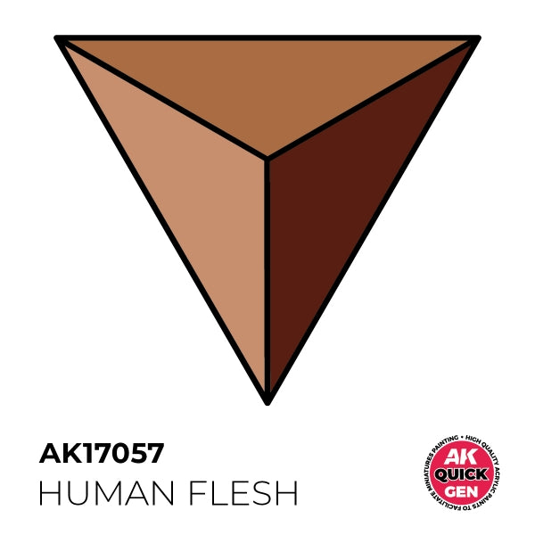 AK-Interactive: Quick Gen Acrylic Contrast - Human Flesh 18 ml