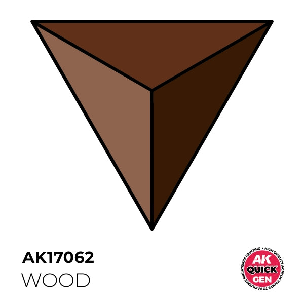 AK-Interactive: Quick Gen Acrylic Contrast - Wood 18 ml