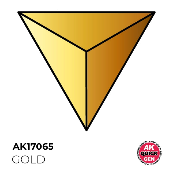 AK-Interactive: Quick Gen Acrylic Contrast - Gold 18 ml