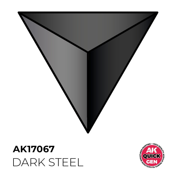 AK-Interactive: Quick Gen Acrylic Contrast - Dark Steal 18 ml