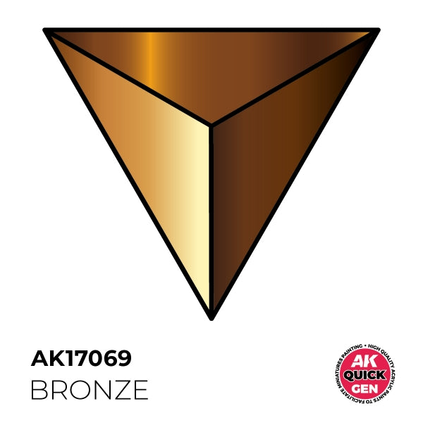 AK-Interactive: Quick Gen Acrylic Contrast - Bronze 18 ml