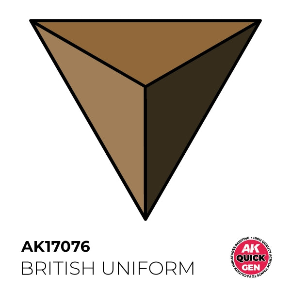 AK-Interactive: Quick Gen Acrylic Contrast - British Uniform 18 ml