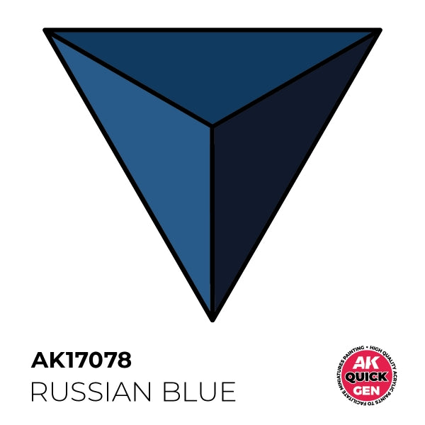 AK-Interactive: Quick Gen Acrylic Contrast - Russian Blue 18 ml