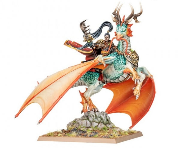 Warhammer: The Old World - Shugengan Lord On Great Spirit Longmar