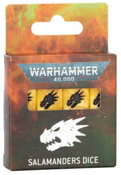 Warhammer 40,000: Salamanders Dice Set (2025)