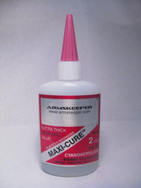 ArmsKeeper Glues: Maxi-Cure Extra Thick (2 oz.)