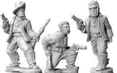 Artizan Designs Wild West: Buffalo Soldiers with Pistols (foot) (3)