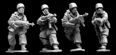 WWII 28mm: Fallschirmjager MP40 (4)