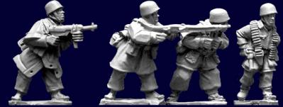Artizan Designs WWII 28mm: Fallschirmjager Assault Team (4)