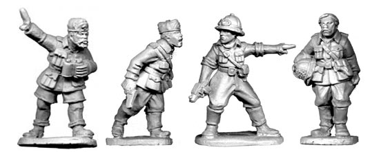 Artizan Designs WWII 28mm: Italian Command (4)