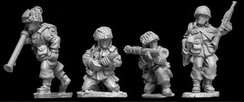 Artizan Designs WWII 28mm: US Airborne Bazooka Teams (4)