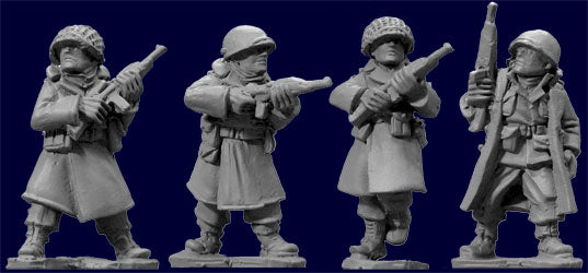 Artizan Designs WWII 28mm: US Inf. In Greatcoats with Carbines (4)