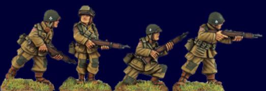 Artizan Designs WWII 28mm: US Airborne Riflemen II (4)