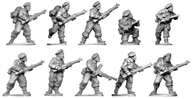 WWII 28mm: Commando Section 1944 (10)